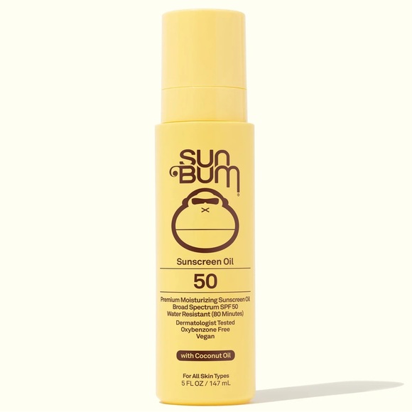 SUNBUM Sunscreen OIL SPF 30 OR SPF 50 with Coconut Oil NEW! FULL SIZE! 5 fl oz - Picture 8 of 13